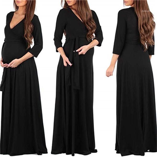 sashes dark deep v neck knee length elegant dress ladies sweet color casual clothes pregnant womens floral printed dresses summer, Black;gray
sashes dark deep v neck knee length elegant dress ladies sweet color casual clothes pregnant womens floral printed dresses summer, Black;gray