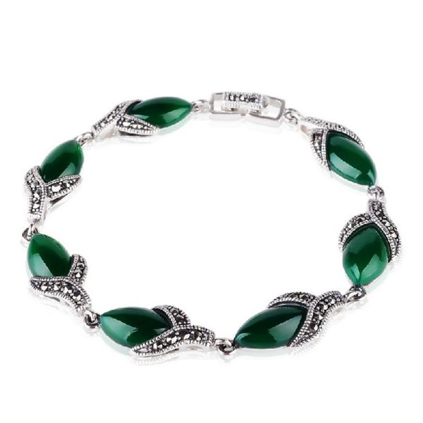 jade angel 925 silver thailand vintage bangle with green agate fine jewelry design bracelet sterling silver, Golden;silver
jade angel 925 silver thailand vintage bangle with green agate fine jewelry design bracelet sterling silver, Golden;silver