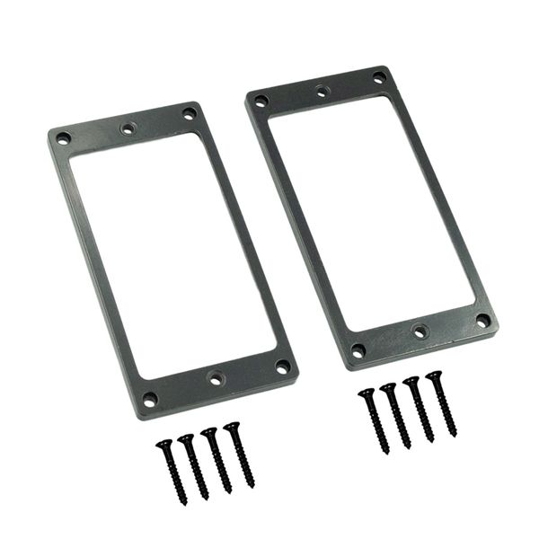 2 pieces pickup frame pickup mounting ring for lp electric guitar spare parts, black
2 pieces pickup frame pickup mounting ring for lp electric guitar spare parts, black