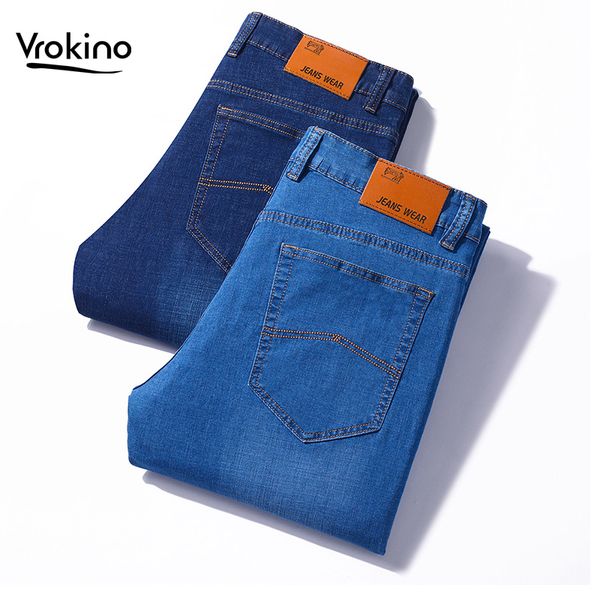 2020 men's spring and summer thin jeans brand men's slim stretch fit jeans blue light blue multiple color options 28-40
2020 men's spring and summer thin jeans brand men's slim stretch fit jeans blue light blue multiple color options 28-40