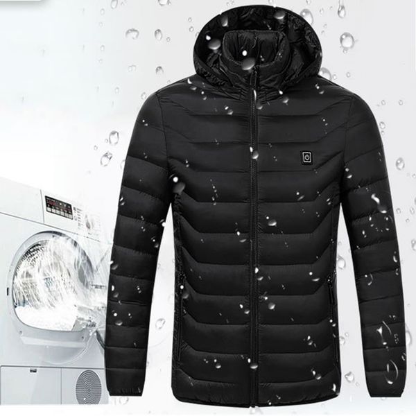 winter back belly intelligent heating cotton clothing hooded electric heating coat jacket couple professional fashion, Blue;black
winter back belly intelligent heating cotton clothing hooded electric heating coat jacket couple professional fashion, Blue;black
