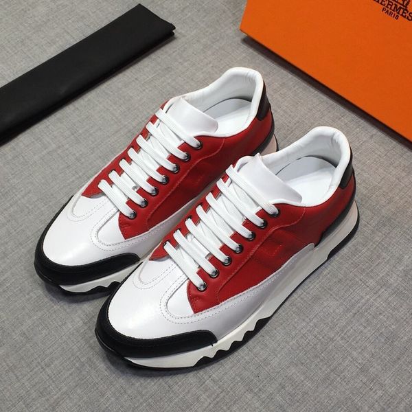 fashion platform men's shoes wild vintage luxury spring new men's leather color matching lace-up wild sports casual running shoes, Black
fashion platform men's shoes wild vintage luxury spring new men's leather color matching lace-up wild sports casual running shoes, Black