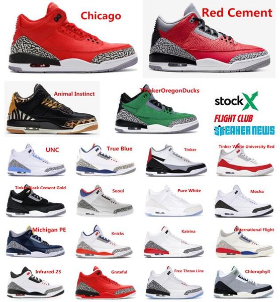 3s jumpman basketball shoes red black cement tinker 3 unc katrina knicks rivals 3m reflective designer trainers sneakers
3s jumpman basketball shoes red black cement tinker 3 unc katrina knicks rivals 3m reflective designer trainers sneakers