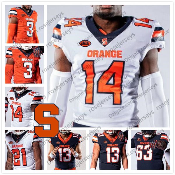 ncaa syracuse orange #3 chriser fredrick 14 anthony queeley 28 jarveon howard 80 taj harris 82 nykeim johnson blue white football jersey, Black
ncaa syracuse orange #3 chriser fredrick 14 anthony queeley 28 jarveon howard 80 taj harris 82 nykeim johnson blue white football jersey, Black
