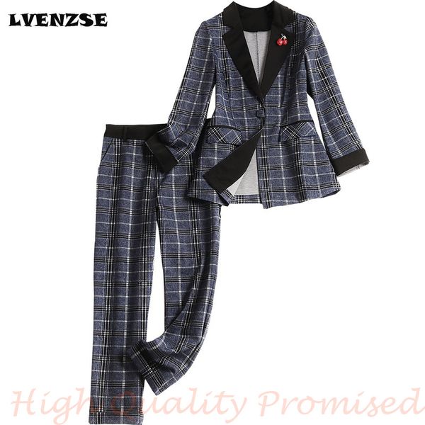 women's suits & blazers lvenzse spring clothes business women workwear autumn winter suit temperament, White;black
women's suits & blazers lvenzse spring clothes business women workwear autumn winter suit temperament, White;black