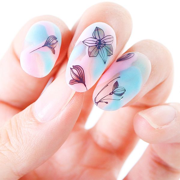 14pcs/set black nail stickers slider flower lotus butterfly diy floral designs water tattoo for wraps decals manicure set stz880-902
14pcs/set black nail stickers slider flower lotus butterfly diy floral designs water tattoo for wraps decals manicure set stz880-902