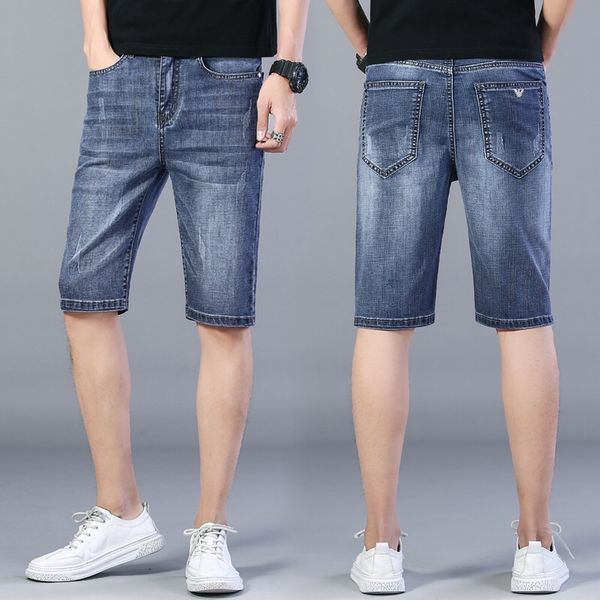 jeans men's 2020 summer new style fashion men cotton multi-embroidered denim shorts shu bao dai ouma size 28-38, Blue
jeans men's 2020 summer new style fashion men cotton multi-embroidered denim shorts shu bao dai ouma size 28-38, Blue