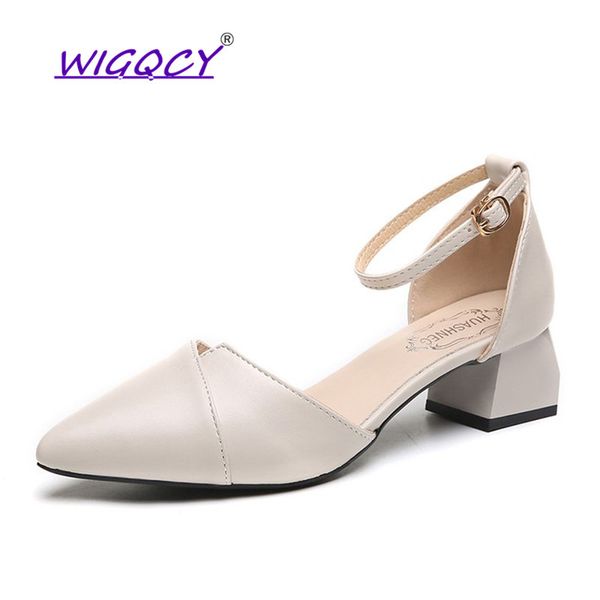 pointed toe high heels pumps women shoes 2019 summer shoes women fashion buckle strap square heel soft leather sandals women, Black
pointed toe high heels pumps women shoes 2019 summer shoes women fashion buckle strap square heel soft leather sandals women, Black