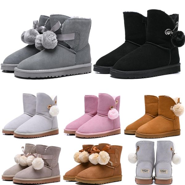 2019 new fashion australia women boots classic snow boots tall bailey bowknot girl winter desinger keep warm des chaussures size 36-41, Black
2019 new fashion australia women boots classic snow boots tall bailey bowknot girl winter desinger keep warm des chaussures size 36-41, Black