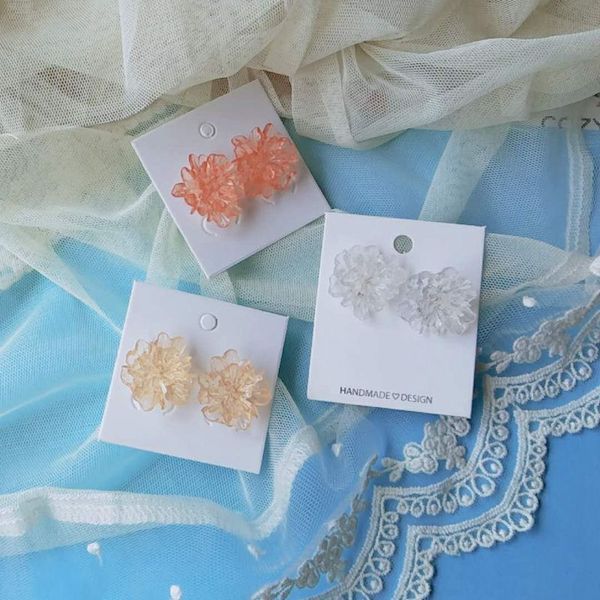 flower earrings female 925 silver simple ins personalized flower earrings ear clip earring, White
flower earrings female 925 silver simple ins personalized flower earrings ear clip earring, White