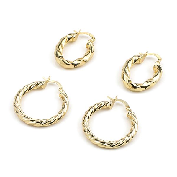 new 2020 simple design geometric twisted circle earrings for women girls party accessories bijoux gold color small round hoops, Golden
new 2020 simple design geometric twisted circle earrings for women girls party accessories bijoux gold color small round hoops, Golden