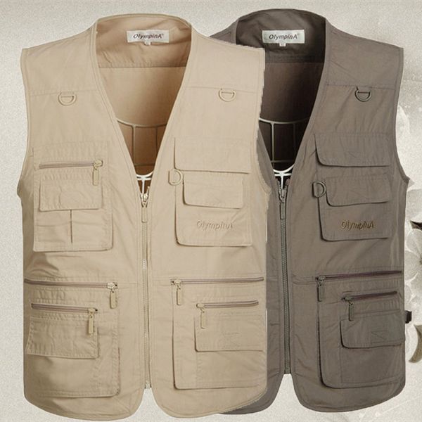 men's multi-pocket four seasons cotton vest breathable vest thin section pgraphy fishing sleeveless jacket waistcoat, Black;white
men's multi-pocket four seasons cotton vest breathable vest thin section pgraphy fishing sleeveless jacket waistcoat, Black;white