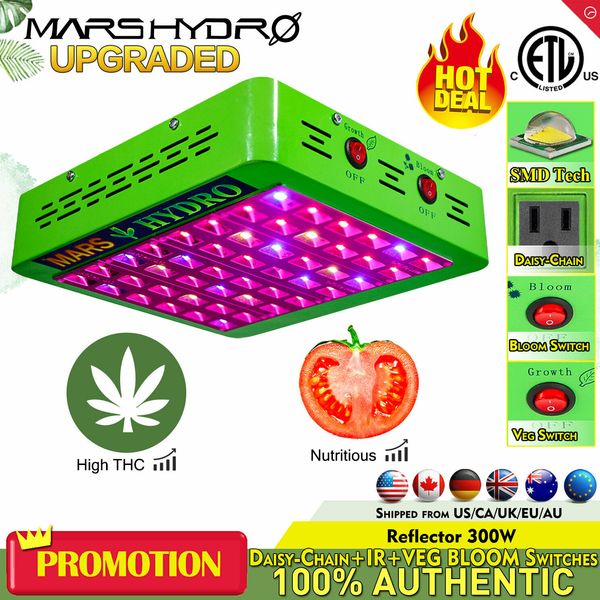 MarsHydro Reflector 240W LED Grow Light Full Spectrum Panel Veg& Flower for Medical Indoor Plant and Hydroponics
MarsHydro Reflector 240W LED Grow Light Full Spectrum Panel Veg& Flower for Medical Indoor Plant and Hydroponics