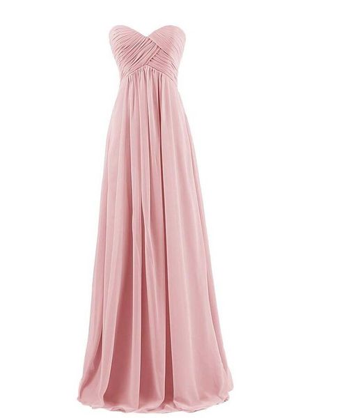 sweetheart long bridesmaid dresses chiffon backless zipper back long plus size maid of honor dresses wedding party gowns custom made, White;pink
sweetheart long bridesmaid dresses chiffon backless zipper back long plus size maid of honor dresses wedding party gowns custom made, White;pink