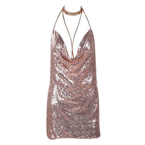 women bling bling deep v backless dress bandage bodycon halter sleevelss party clubwear cocktail pencil mini dress, Black;gray
women bling bling deep v backless dress bandage bodycon halter sleevelss party clubwear cocktail pencil mini dress, Black;gray