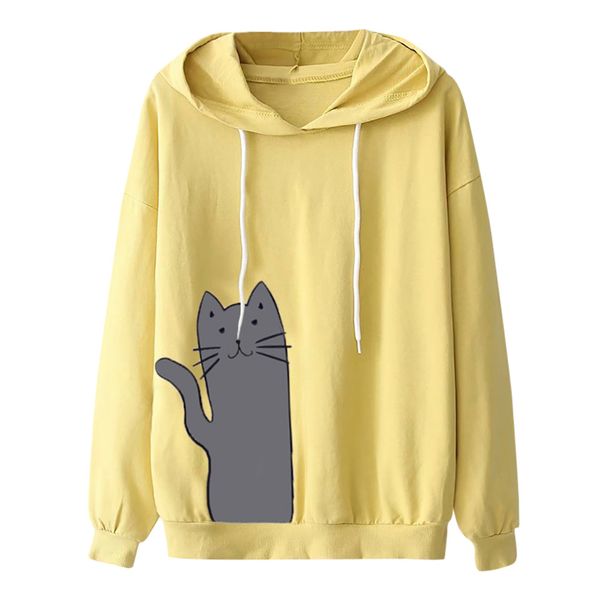2019 new girl hoodies sweatshirts women hoodie printed long sleeve drawstring sweatshirt pullover blouse, Black
2019 new girl hoodies sweatshirts women hoodie printed long sleeve drawstring sweatshirt pullover blouse, Black