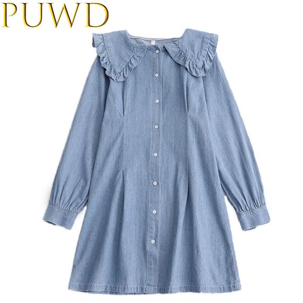 casual dresses sweet women elegant midi dress 2021 spring fashion ladies sailor collar denim female girls chic, Black;gray
casual dresses sweet women elegant midi dress 2021 spring fashion ladies sailor collar denim female girls chic, Black;gray