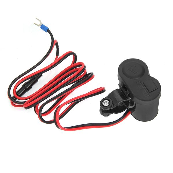 car motorcycle bike waterproof cigarette lighter usb power charging socket 1 pc car battery terminals accessories 
car motorcycle bike waterproof cigarette lighter usb power charging socket 1 pc car battery terminals accessories