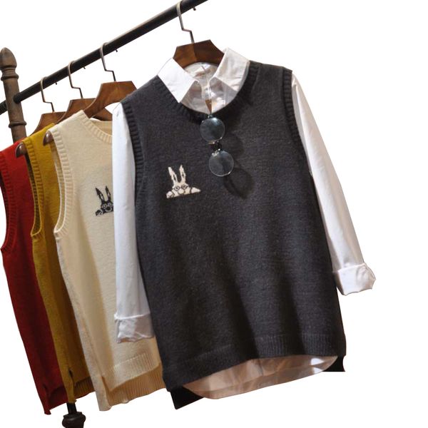 2019 autumn asymmetry casual wool sweater for women knitted vest pattern sleeveless feminine coat female waistcoat, Black;white 
2019 autumn asymmetry casual wool sweater for women knitted vest pattern sleeveless feminine coat female waistcoat, Black;white