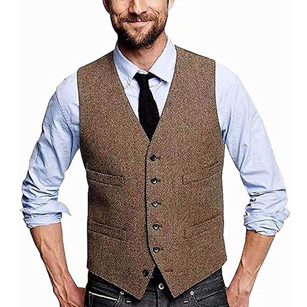 mans suit vest wool herringbone formal groom's wear suit vest men's wedding tuxedo waistcoat plus size custom size waistcoat, Black;white
mans suit vest wool herringbone formal groom's wear suit vest men's wedding tuxedo waistcoat plus size custom size waistcoat, Black;white
