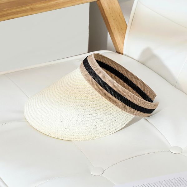 wommer breathable straw sun hats summer 2020 ess empty sun visor cap hat ladies adjustable nature straw girl beach trip cap, Blue;gray
wommer breathable straw sun hats summer 2020 ess empty sun visor cap hat ladies adjustable nature straw girl beach trip cap, Blue;gray
