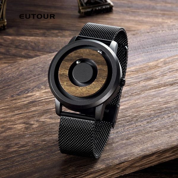 eutour minimalist novelty wood dial scaleless magnetic watch belt natural forest fashion men's couple watch, Slivery;brown
eutour minimalist novelty wood dial scaleless magnetic watch belt natural forest fashion men's couple watch, Slivery;brown