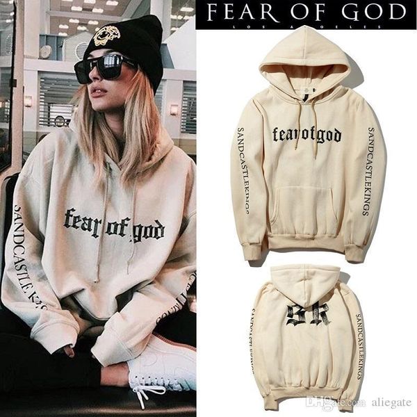 fear of god brand cotton fashion hooded sweater men's oure white tourism campaign is obviously hooded sweater, Black 
fear of god brand cotton fashion hooded sweater men's oure white tourism campaign is obviously hooded sweater, Black