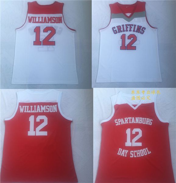 college duke collge black white 12 zion willamson spartanburg griffins day school retro men's basketball jersey embroidered s-5xl
college duke collge black white 12 zion willamson spartanburg griffins day school retro men's basketball jersey embroidered s-5xl