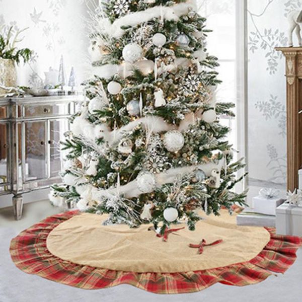 christmas grid tree skirt carpet apron durable linen cushion floor mat new year party ornament xmas home decoration christmas tr
christmas grid tree skirt carpet apron durable linen cushion floor mat new year party ornament xmas home decoration christmas tr