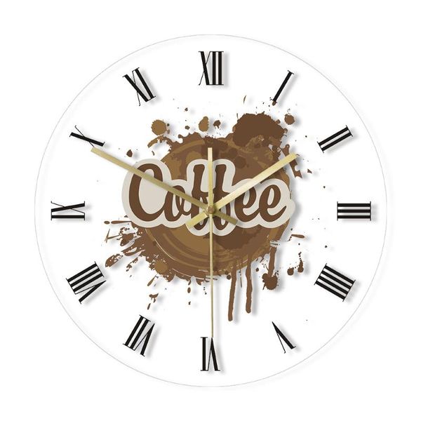time for coffee modern led illuminated acrylic wall clock cafe house decor wall sign painted coffee with vintage roman numerals
time for coffee modern led illuminated acrylic wall clock cafe house decor wall sign painted coffee with vintage roman numerals