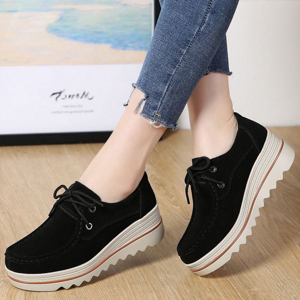 creepers women flats shoes women loafers slip-on shoes platform sneakers comfort ladies moccasins plus size 42, Black
creepers women flats shoes women loafers slip-on shoes platform sneakers comfort ladies moccasins plus size 42, Black
