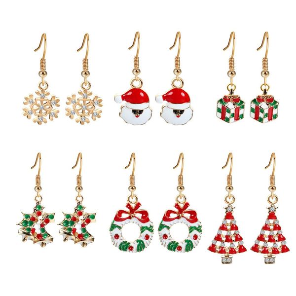 gifts christmas earrings set 6 pairs for women girls golden xmas wreath santa claus holly
gifts christmas earrings set 6 pairs for women girls golden xmas wreath santa claus holly