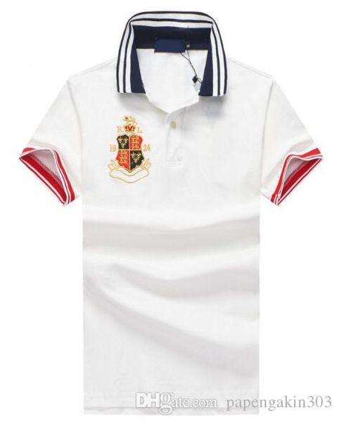 summer men's striped collar solid polo shirts big horse embroidery cotton short sleeve polos nautica royal t-shirt for men tees blue, White;black
summer men's striped collar solid polo shirts big horse embroidery cotton short sleeve polos nautica royal t-shirt for men tees blue, White;black