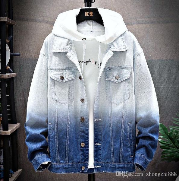 2020 mens designer jacket spring mens trend gradient denim jacket discoloration street handsome skateboard casual jacket, Black;brown
2020 mens designer jacket spring mens trend gradient denim jacket discoloration street handsome skateboard casual jacket, Black;brown