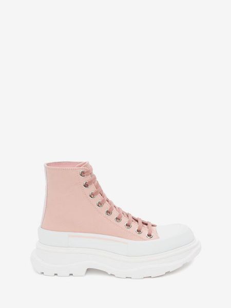 official quality alexander tread slick boots magnolia canvas lace-up boots oversized rubber tread sole mcqueens round toe shoes, Black
official quality alexander tread slick boots magnolia canvas lace-up boots oversized rubber tread sole mcqueens round toe shoes, Black