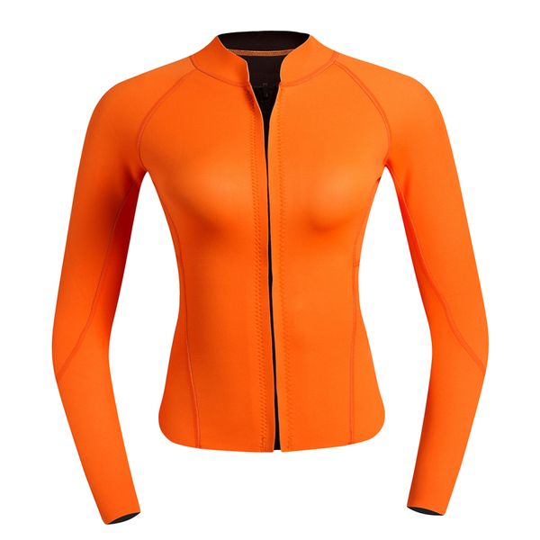 premium 2mm neoprene women ladies uv sun protection wetsuit long sleeve front zipper jacket - warm, super stretch & comfortable
premium 2mm neoprene women ladies uv sun protection wetsuit long sleeve front zipper jacket - warm, super stretch & comfortable