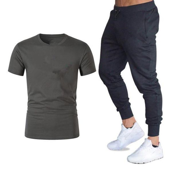 brand mens sets t shirts +pants two pieces sets with logo casual summer tracksuit tide brand tshirt gyms fitness sportswears set vintage, Gray
brand mens sets t shirts +pants two pieces sets with logo casual summer tracksuit tide brand tshirt gyms fitness sportswears set vintage, Gray