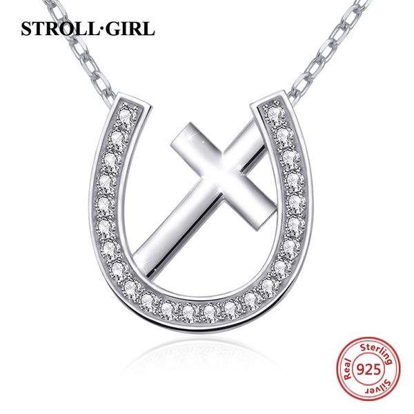 strollgirl horseshoe&cross necklace with white cz jewelry accessories 925 sterling silver necklace jewelry for women gifts 2019
strollgirl horseshoe&cross necklace with white cz jewelry accessories 925 sterling silver necklace jewelry for women gifts 2019