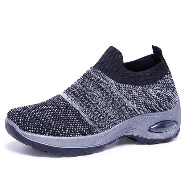 women autumn sneakers ladies slip on flat platform shoes women's knitting breathable mesh woman non slip casual comfort female, Black
women autumn sneakers ladies slip on flat platform shoes women's knitting breathable mesh woman non slip casual comfort female, Black