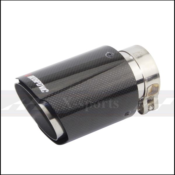 akrapovic plain weave glossy carbon car exhaust system muffler plain tip tail pipes universal straight silver stainless steel
akrapovic plain weave glossy carbon car exhaust system muffler plain tip tail pipes universal straight silver stainless steel
