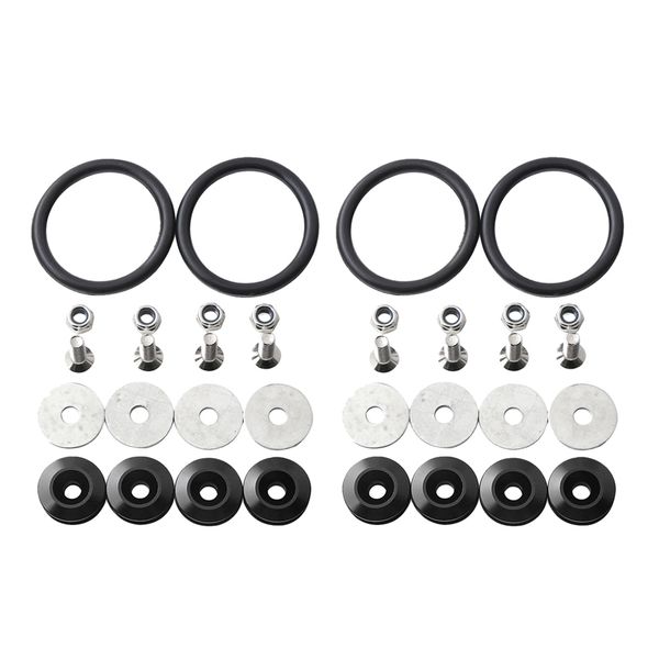 2 sets quick release fasteners for car bumpers trunk hatch lids kit
2 sets quick release fasteners for car bumpers trunk hatch lids kit