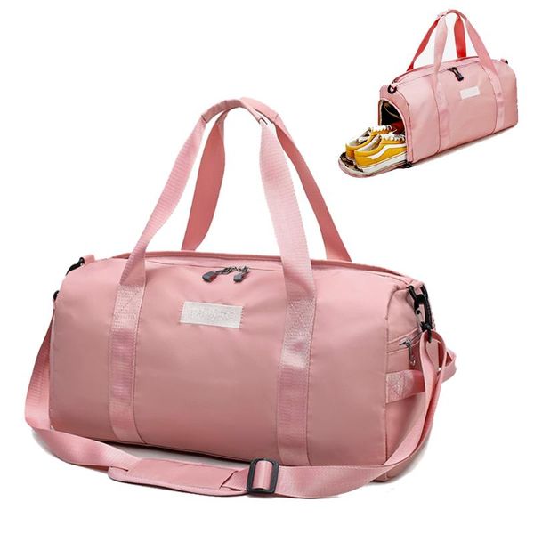 yoga mat bag fitness gym bags with shoes compartment dry wet separation handbags for women men travel training pink/black
yoga mat bag fitness gym bags with shoes compartment dry wet separation handbags for women men travel training pink/black