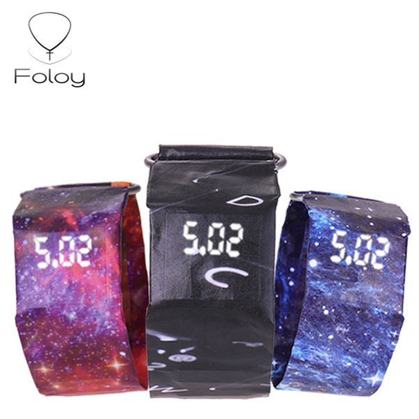 foloy paper led men's sport watch quality fashion boy girl student strap digital sports wristwatch, Slivery;brown
foloy paper led men's sport watch quality fashion boy girl student strap digital sports wristwatch, Slivery;brown
