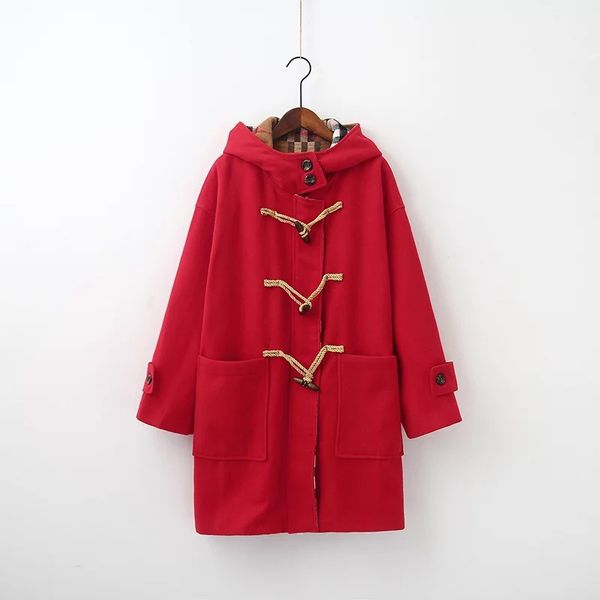 cow horn buckles coats women hooded collar long women's jacket wind winter windproof warm coat women loose warm outerwear, Tan;black
cow horn buckles coats women hooded collar long women's jacket wind winter windproof warm coat women loose warm outerwear, Tan;black