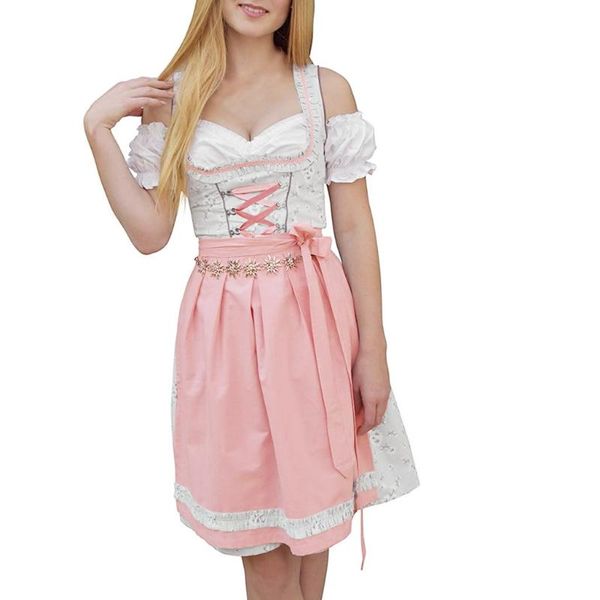 beer festival women floral print dress with apron and dress cosplay clothes square collar dresses ruffles puff sleeve dresse, Silver
beer festival women floral print dress with apron and dress cosplay clothes square collar dresses ruffles puff sleeve dresse, Silver