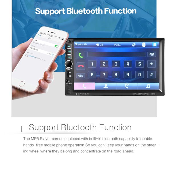bluetooth car stereo audio mp5 player fm transmitter in-dash aux input receiver sd/usb car boat tractor accessory #zer
bluetooth car stereo audio mp5 player fm transmitter in-dash aux input receiver sd/usb car boat tractor accessory #zer