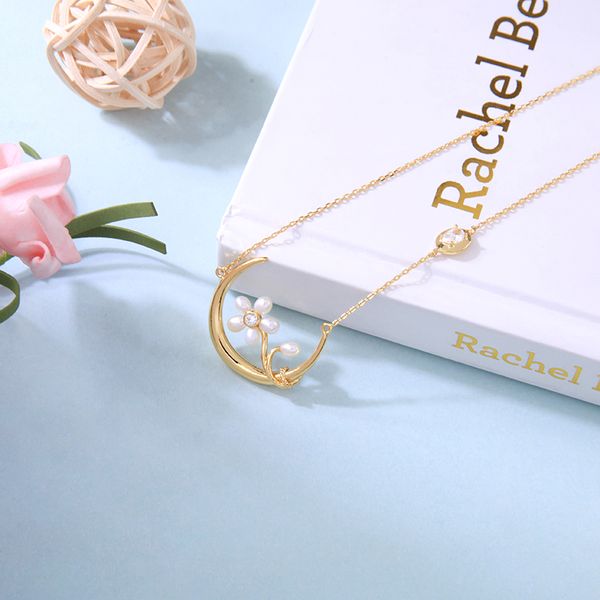 cute zircon acrylic moon necklace for women charming wedding gift neckalce jewelry accessory handmade, Silver
cute zircon acrylic moon necklace for women charming wedding gift neckalce jewelry accessory handmade, Silver