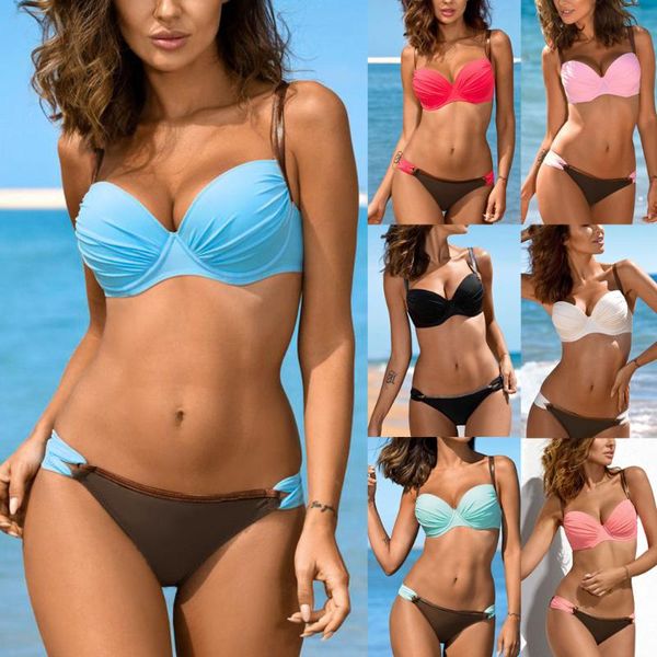 thong bikini set 2020 women swimwear bandage push up padded swimsuit summer beach women bathing suit brazilian monokini hot, White;black
thong bikini set 2020 women swimwear bandage push up padded swimsuit summer beach women bathing suit brazilian monokini hot, White;black