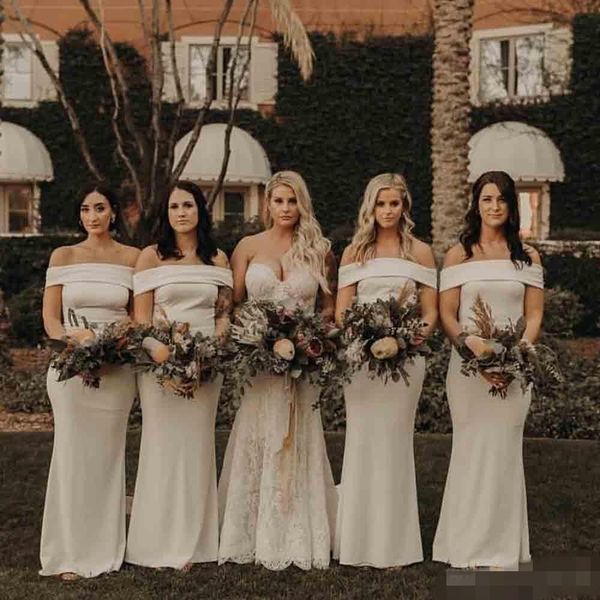 elegant off the shoulder bridesmaid dresses sheath floor length custom made maid of honor gown beach wedding guest party formal wear, White;pink
elegant off the shoulder bridesmaid dresses sheath floor length custom made maid of honor gown beach wedding guest party formal wear, White;pink