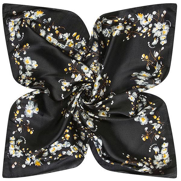 mai tong scarves 60cm * 60cm spring new japanese and korean ladies small square scarves flowers occupation, Silver
mai tong scarves 60cm * 60cm spring new japanese and korean ladies small square scarves flowers occupation, Silver